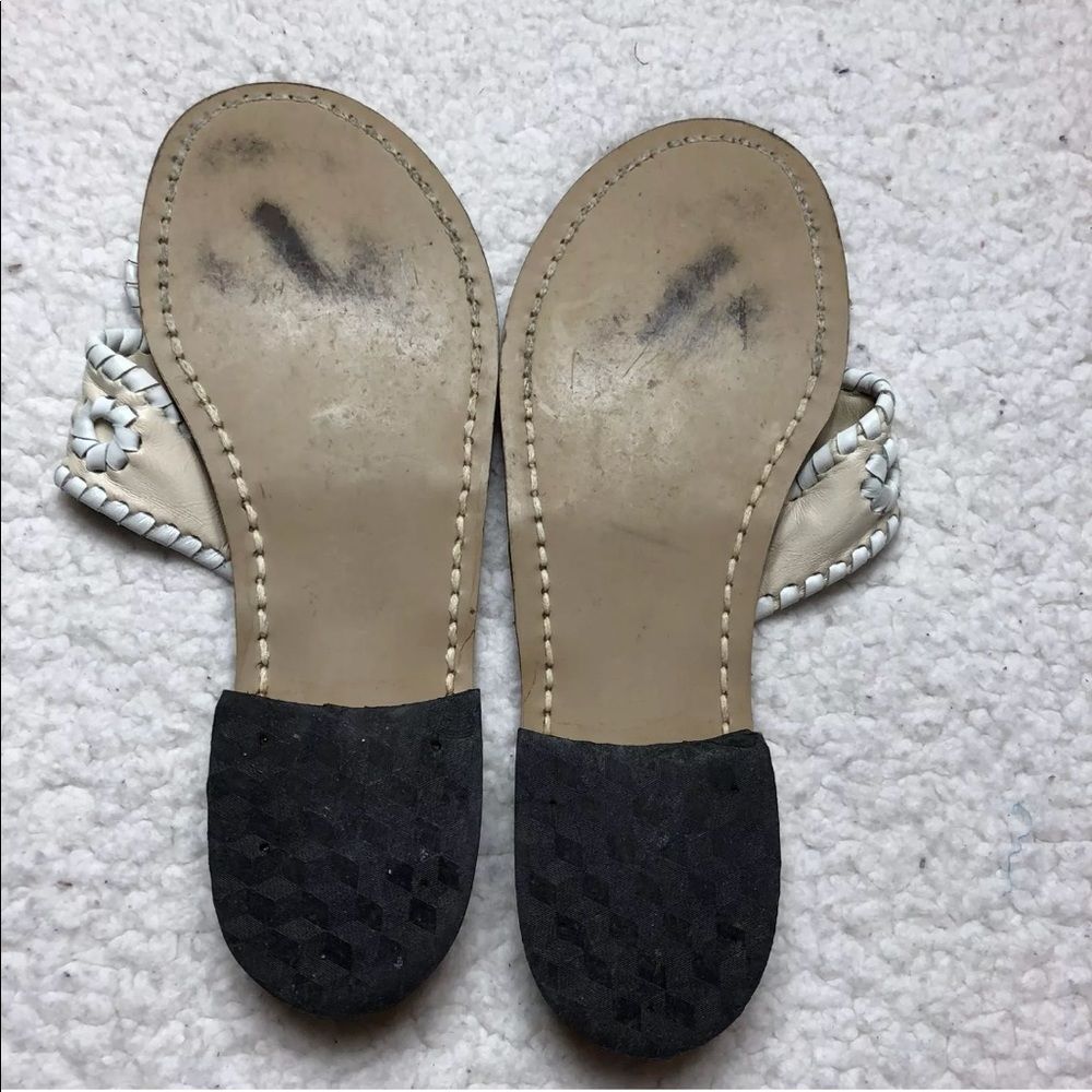 Jack Rogers Hamptons flat sandals cream white - Picture 7 of 10